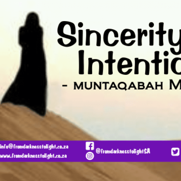 Sincerity of Intention